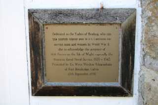 Brading Morton Manor : WRNS memorial unveiling