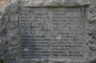 East Cowes : War memorial in 2006