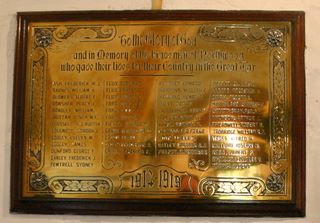 Northwood : World War I memorial