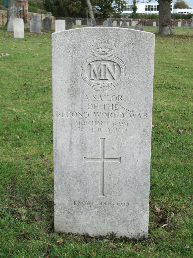 Parkhurst Military Cemetery : Anonymous Sailor