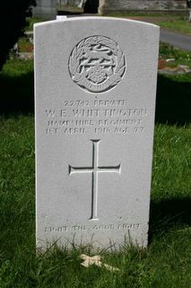Ryde Borough Cemetery : W E Whittington