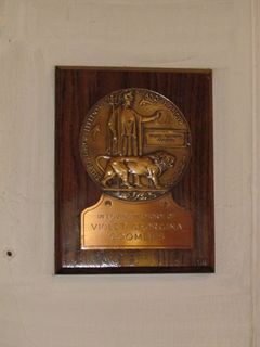 Ryde St John's Church - Violet Georgina Coombes memorial
