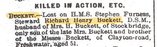 IWCP 29 Dec 1917 : R H Buckett