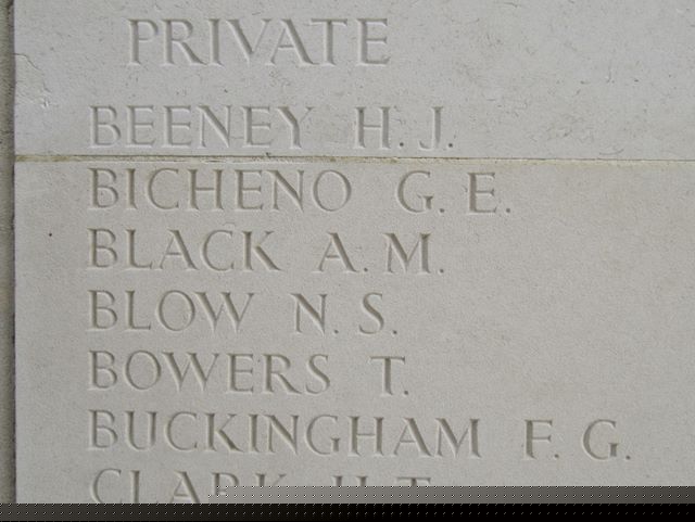 France : Normandy : Bayeux Memorial : N S Blow